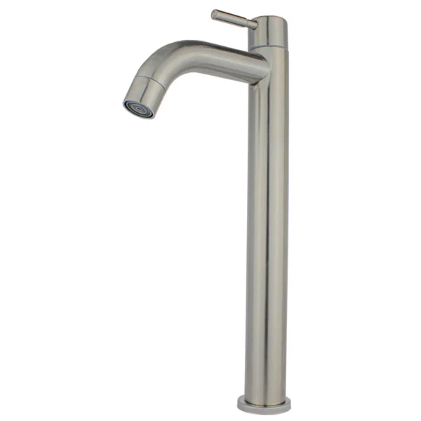 Torneira para Banheiro/Lavatório Bica Alta Inox