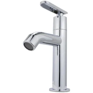 Torneira Para Lavatório Cascata Cromada Modelo Slim Banheiro