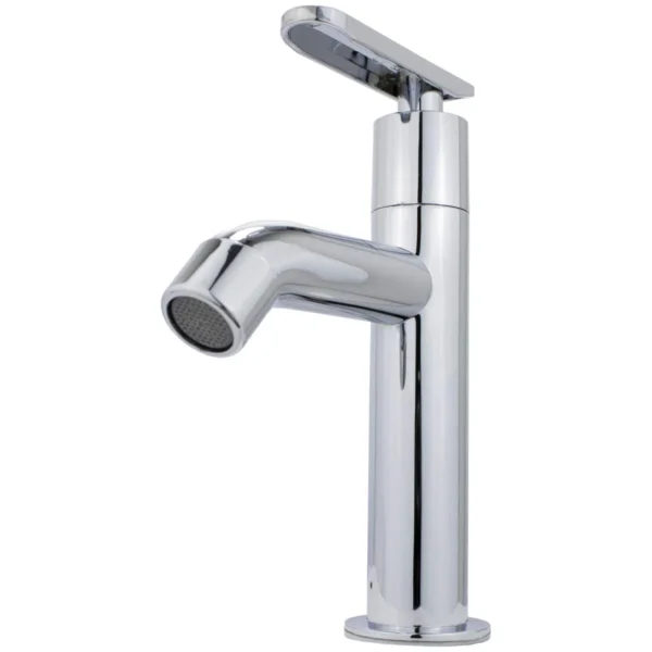 Torneira Para Lavatório Cascata Cromada Modelo Slim Banheiro