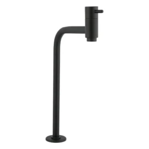 Torneira Preto Fosco 90º Link Em Metal Para Banheiro Luxo